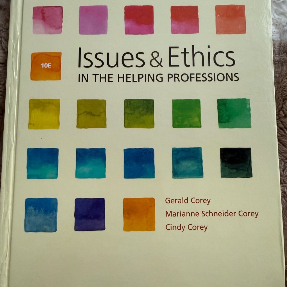 Issues & Ethics in the Helping Professions Book